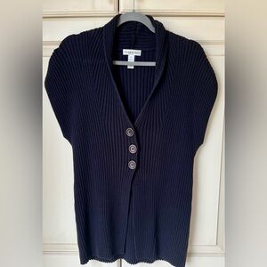 Parkhurst Black Ribbed Vest